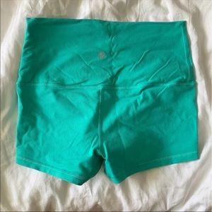Lululemon high waisted wunder under shorts